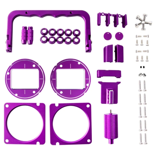 Radiomaster TX16S MK2 CNC Upgrade Parts (Purple)