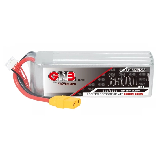 GNB 6500mAh 4S 50C LiPo Battery (XT90)
