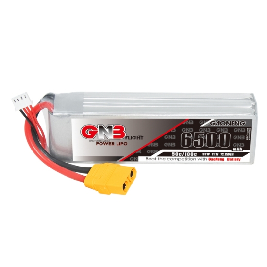 GNB 6500mAh 3S 50C LiPo Battery (XT90)