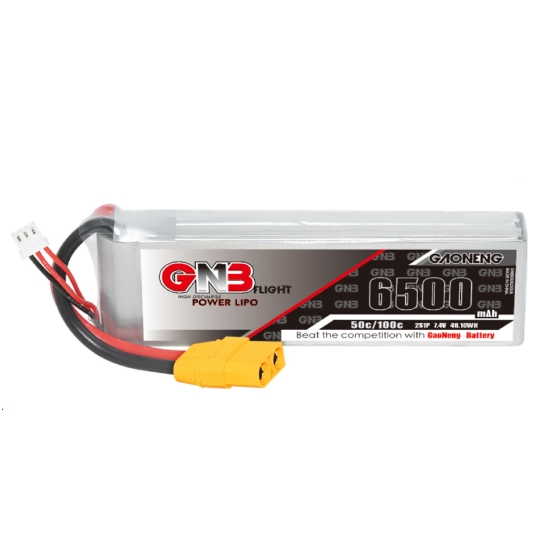 GNB 6500mAh 2S 50C LiPo Battery (XT90)