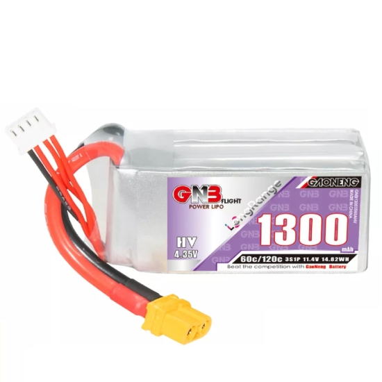 Picture of GNB 1300mAh 3S 60C LiHV Battery