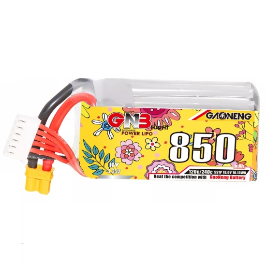 GNB 850mAh 5S 120C LiHV Battery (XT30)