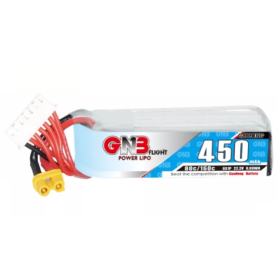 GNB 450mAh 6S 80C LiPo Battery (XT30)