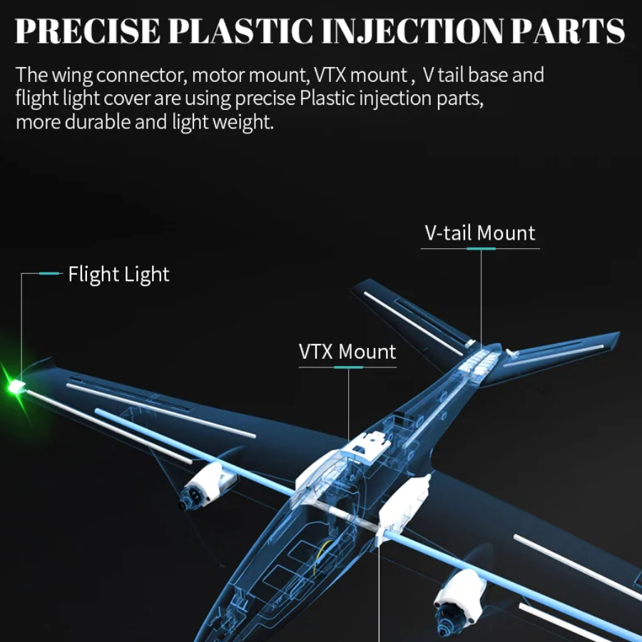 ATOMRC Swordfish VTail Plane (PNP) HobbyRC UK
