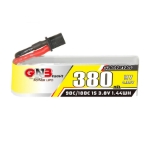 Picture of GNB 380mAh 1S 90C LiHV Battery (A30 Cabled)