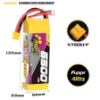 Picture of GNB 6500mAh 3S 60C MD-1 LiPo Battery