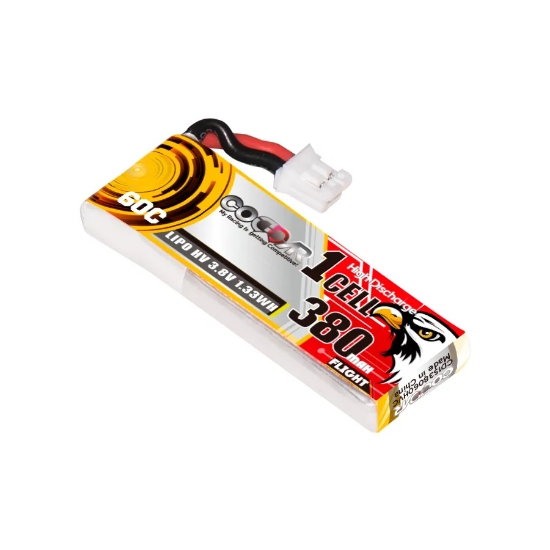 Picture of CODDAR 380mAh 1S 60C LiHV Battery (PH2.0 Cabled)