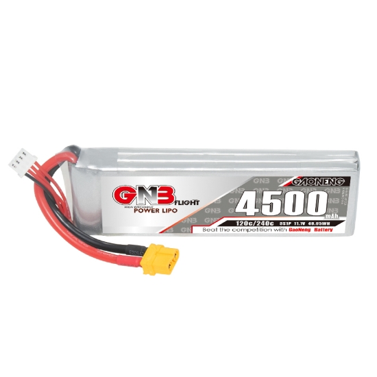 Picture of GNB 4500mAh 3S 120C LiPo Battery (XT60)