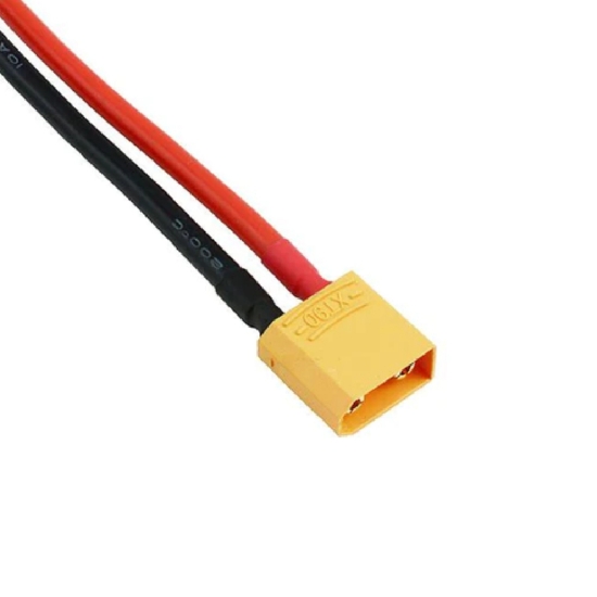Picture of XT90 Male w/ 12AWG Silicone Wire 200mm