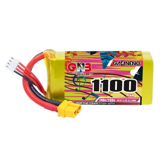 Picture of GNB 1100mAh 3S 140C LiPo Battery