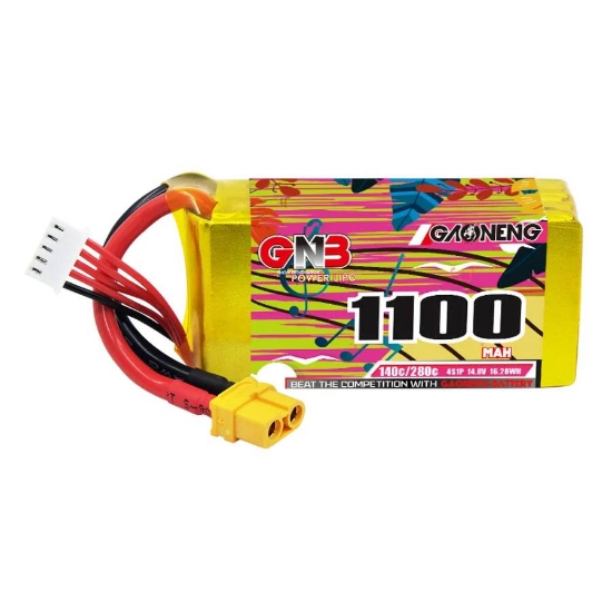 Picture of GNB 1100mAh 4S 140C LiPo Battery