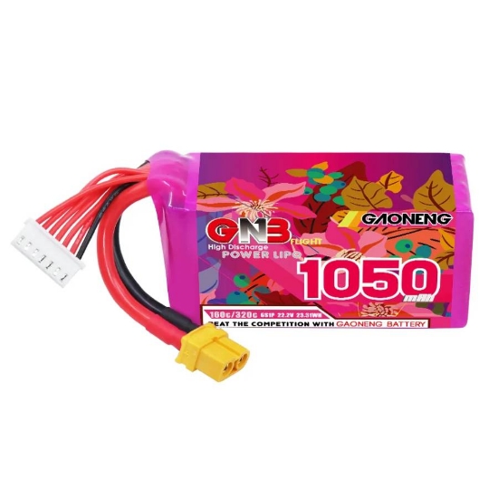 Picture of GNB 1050mAh 6S 160C LiPo Battery