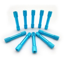 Picture of M3 Anodised Aluminium Standoffs, 35mm length in Blue