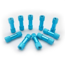 Picture of M3 Anodised Aluminium Standoffs, 20mm length in Blue