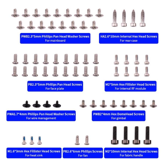 Picture of Radiomaster GX12 Screw Set