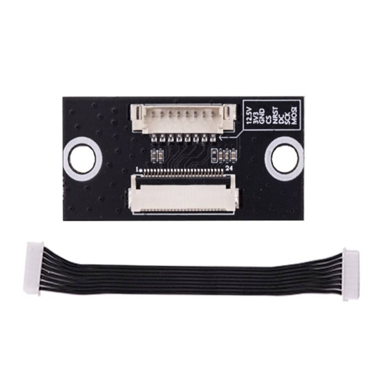 Picture of Radiomaster GX12 Screen to main PCB connector board
