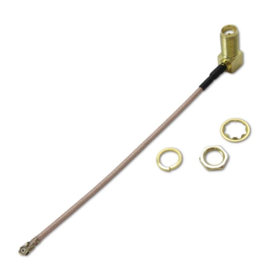 Picture of 5.8GHz 90 Degree SMA to U.FL 10cm Pigtail