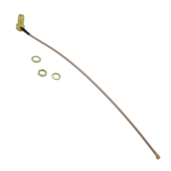 Picture of 5.8GHz 90 Degree SMA to U.FL 20cm Pigtail
