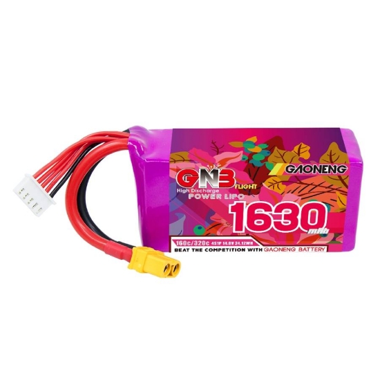 Picture of GNB 1630mAh 4S 160C LiPo Battery