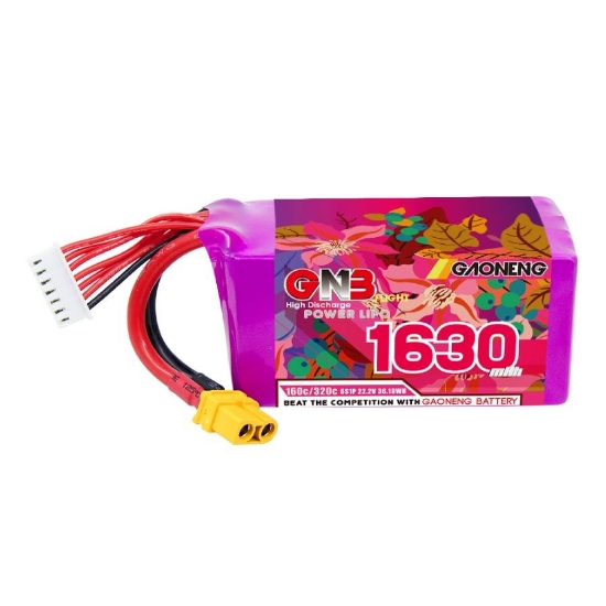 Picture of GNB 1630mAh 6S 160C LiPo Battery