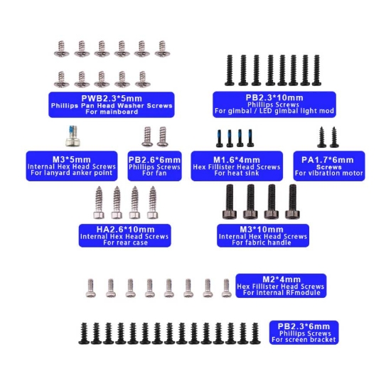 Picture of Radiomaster TX15 Screw Set