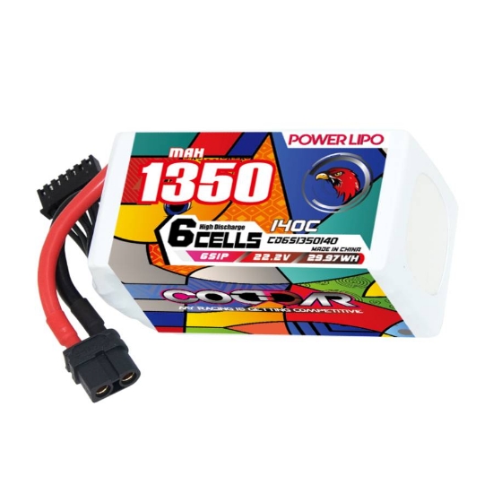 Picture of CODDAR 1350mAh 6S 140C LiPo Battery