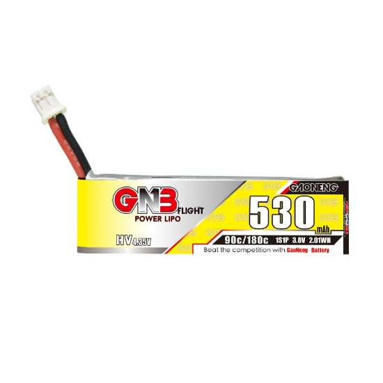 Picture of GNB 530mAh 1S 90C LiHV Battery (PH2.0 Cabled)