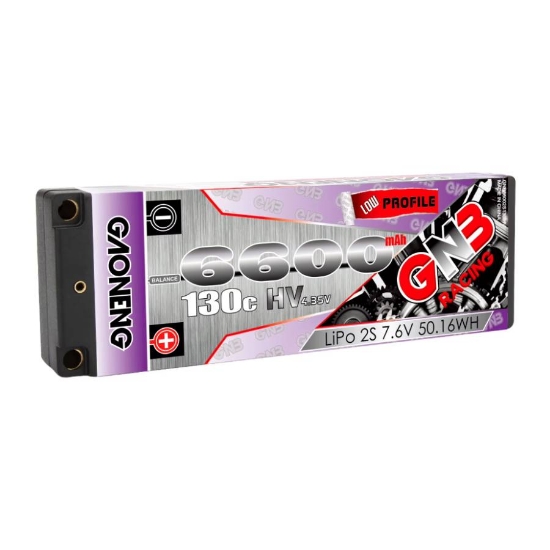 Picture of GNB 6600mAh 2S 130C Hardcase LiHV Battery (Deans)