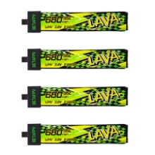 Picture of BetaFPV LAVA II 1S 680mAh 95C LiHV Batteries (CLR)