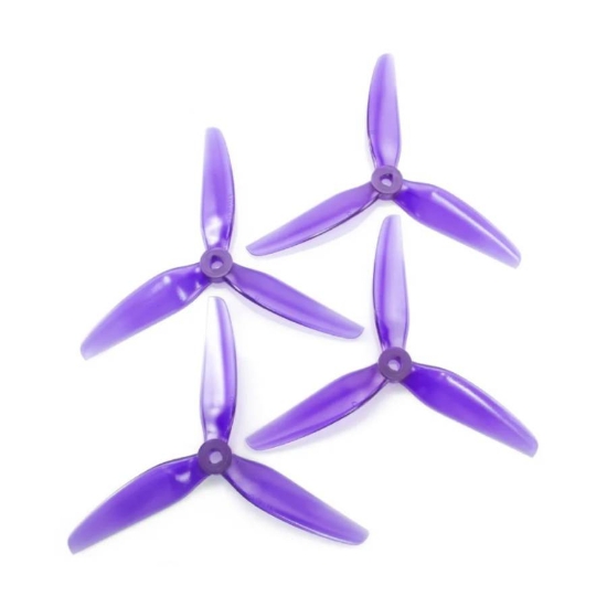 Picture of HQProp 5.1x4.6x3 Propellers POPO - Purple