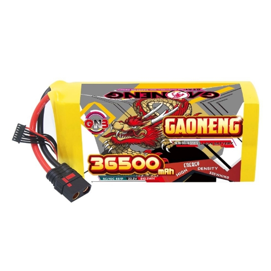 Picture of GNB 36500mAh 6S 5C Semi-Solid State Li-ion Battery (XT90)