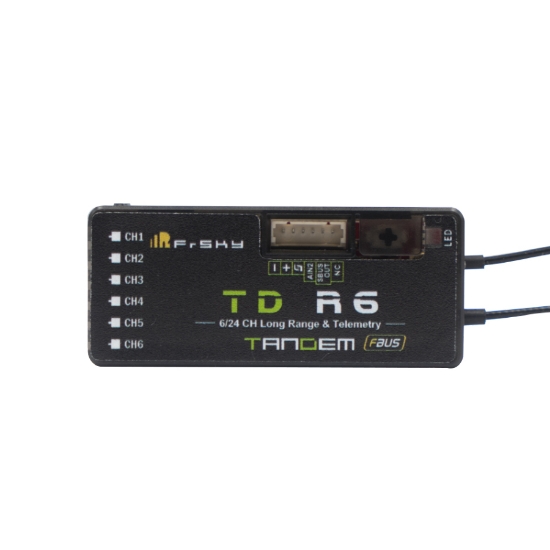 Picture of FrSky TD R6 6Ch Dual Band Receiver (RETURN)