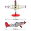 Picture of VolantexRC P51D Mustang 750mm (RTF) (RETURN)