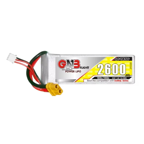 Picture of GNB 2600mAh 2S 100C LiPo Battery