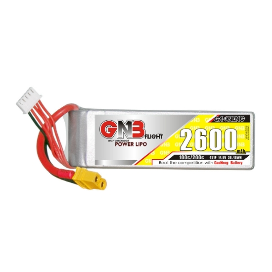 Picture of GNB 2600mAh 4S 100C LiPo Battery