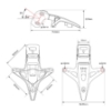 Picture of BetaFPV Meteor Canopy II For O4 Air Unit Wide (White & Black Multi Pack)