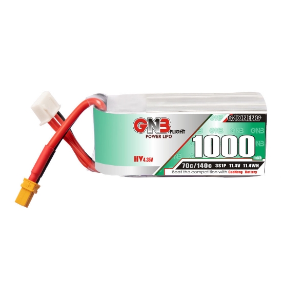 Picture of GNB 1000mAh 3S 70C LiHV Battery (XT30)