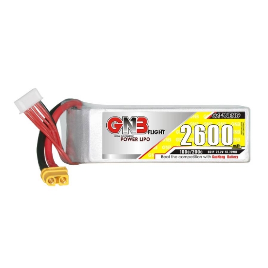 Picture of GNB 2600mAh 6S 100C LiPo Battery