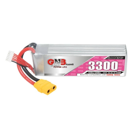 Picture of GNB 3300mAh 5S 130C LiPo Battery (XT-90)