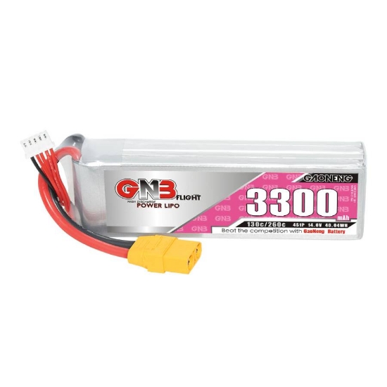 Picture of GNB 3300mAh 4S 130C LiPo Battery (XT-90)