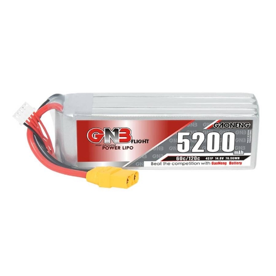 Picture of GNB 5200mAh 4S 60C LiPo Battery (XT90)