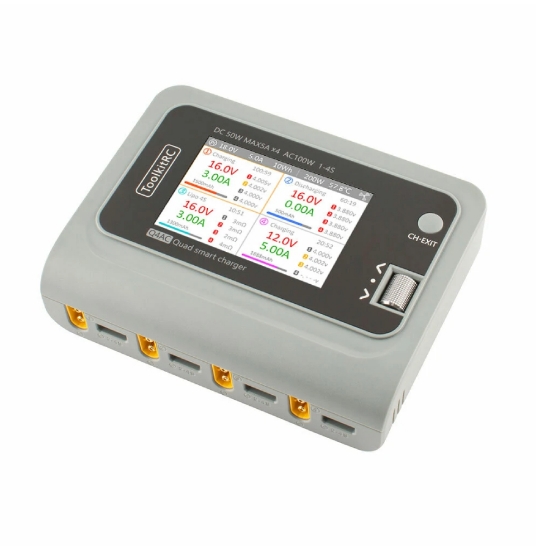 Picture of ToolkitRC Q4AC 4 Channel AC/DC Charger (RETURN)